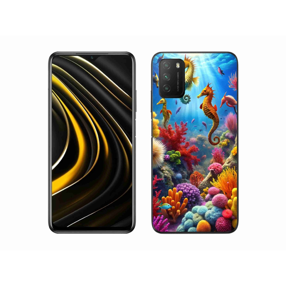 Gél borítás mmCase a Xiaomi Poco M3 készülékhez - Sea World 3