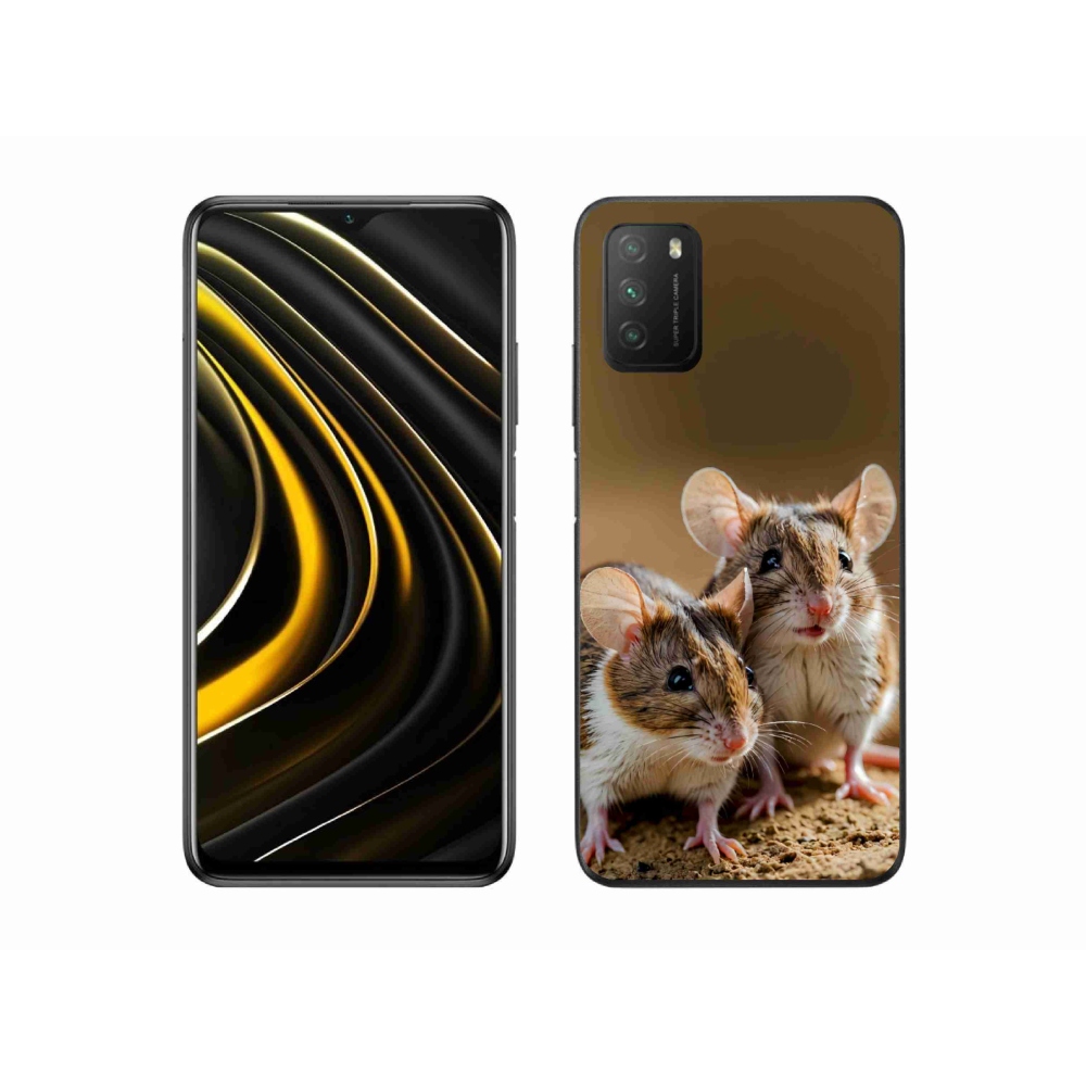 Gél borítás mmCase a Xiaomi Poco M3-hoz - egér duó