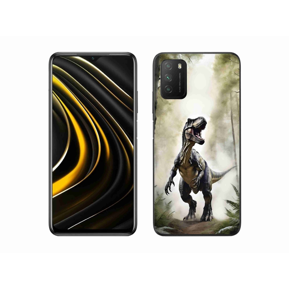 Gél borítás mmCase a Xiaomi Poco M3-hoz - dühös T-Rex