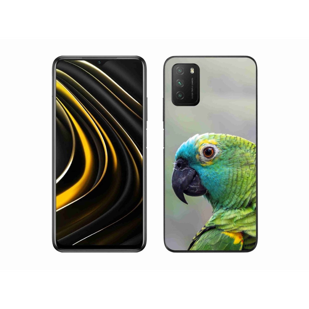 Gél borítás mmCase a Xiaomi Poco M3-hoz - papagáj amazon