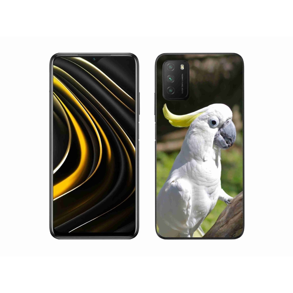 Gél borítás mmCase a Xiaomi Poco M3 készülékhez - papagáj kakadu 2