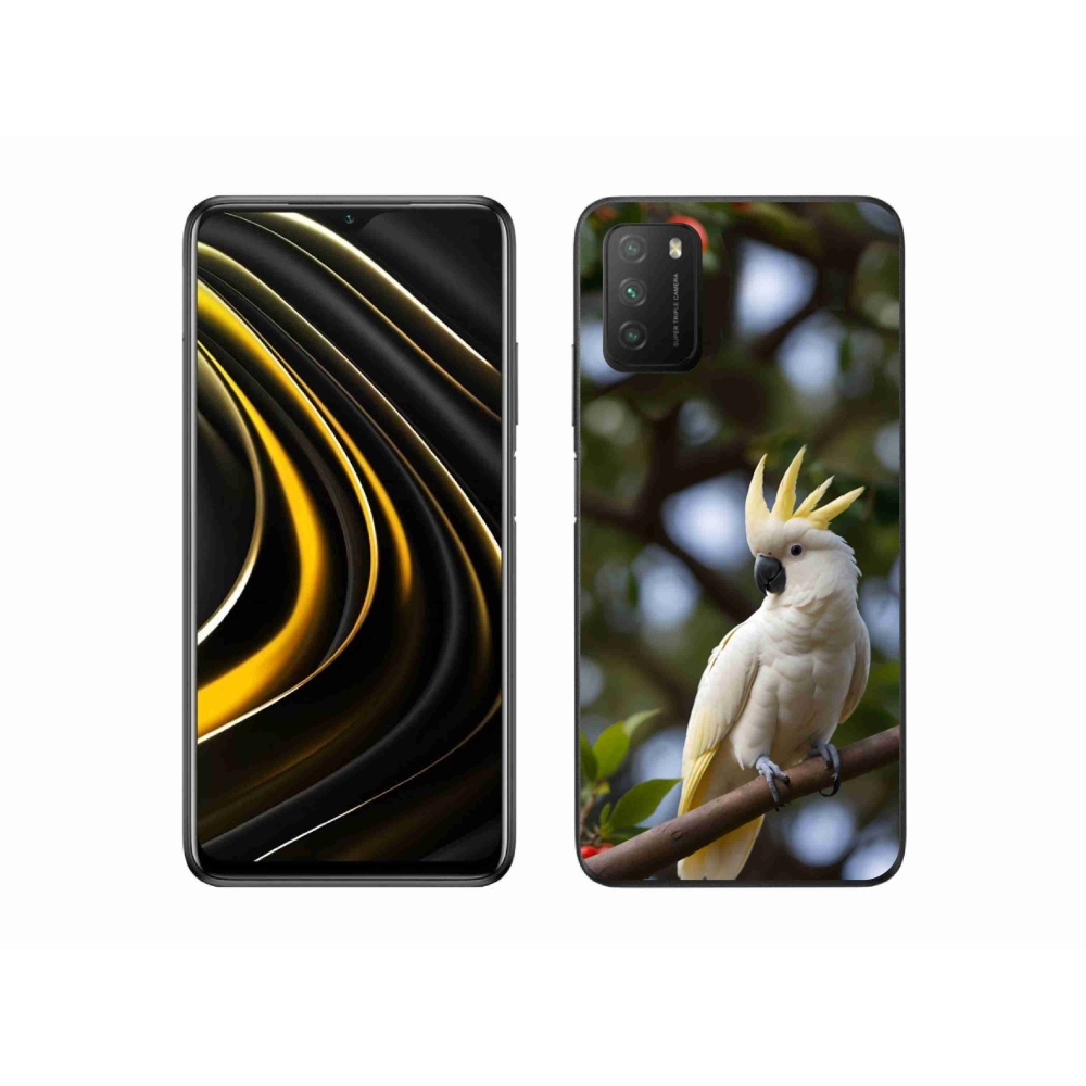 Gél borítás mmCase a Xiaomi Poco M3-hoz - papagáj kakadu 3
