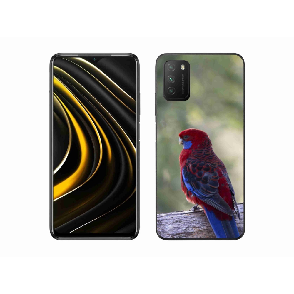 Gél borítás mmCase a Xiaomi Poco M3-hoz - papagáj rosela