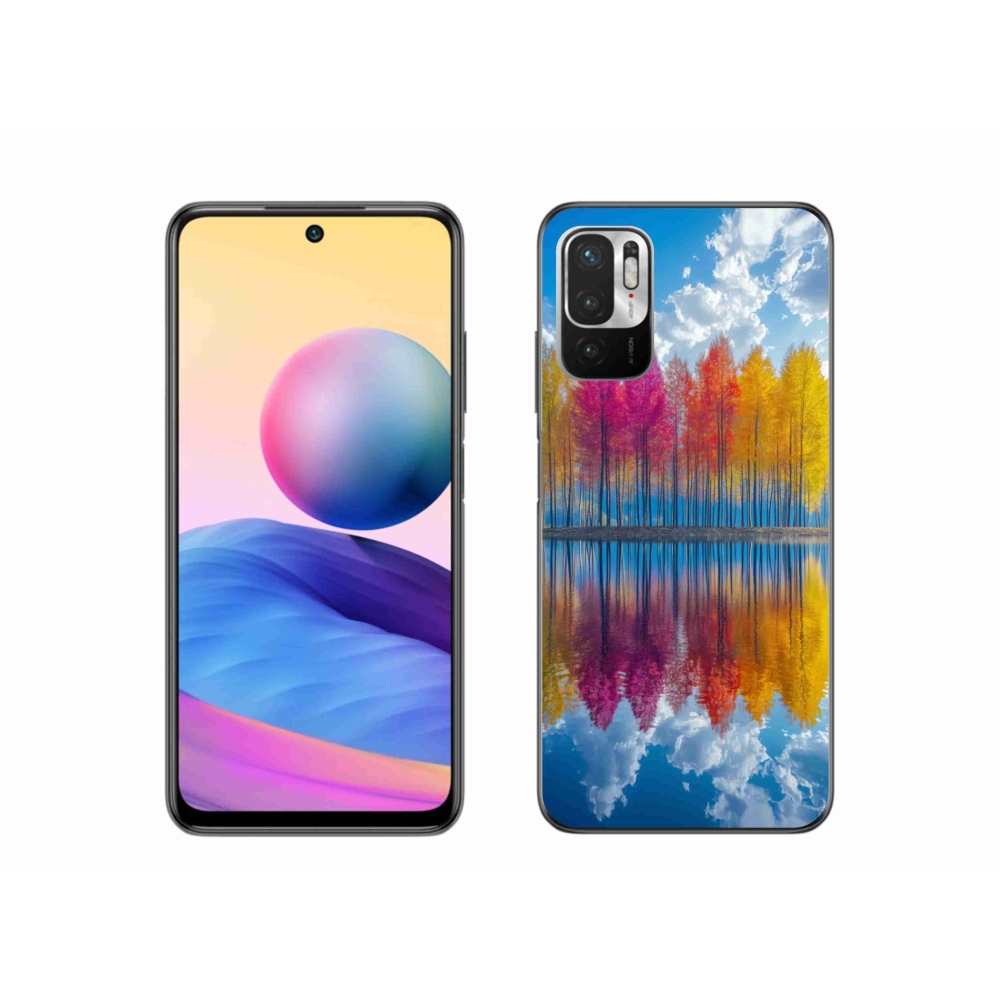 Gél borítás mmCase a Xiaomi Poco M3 Pro/5G számára - színes fák