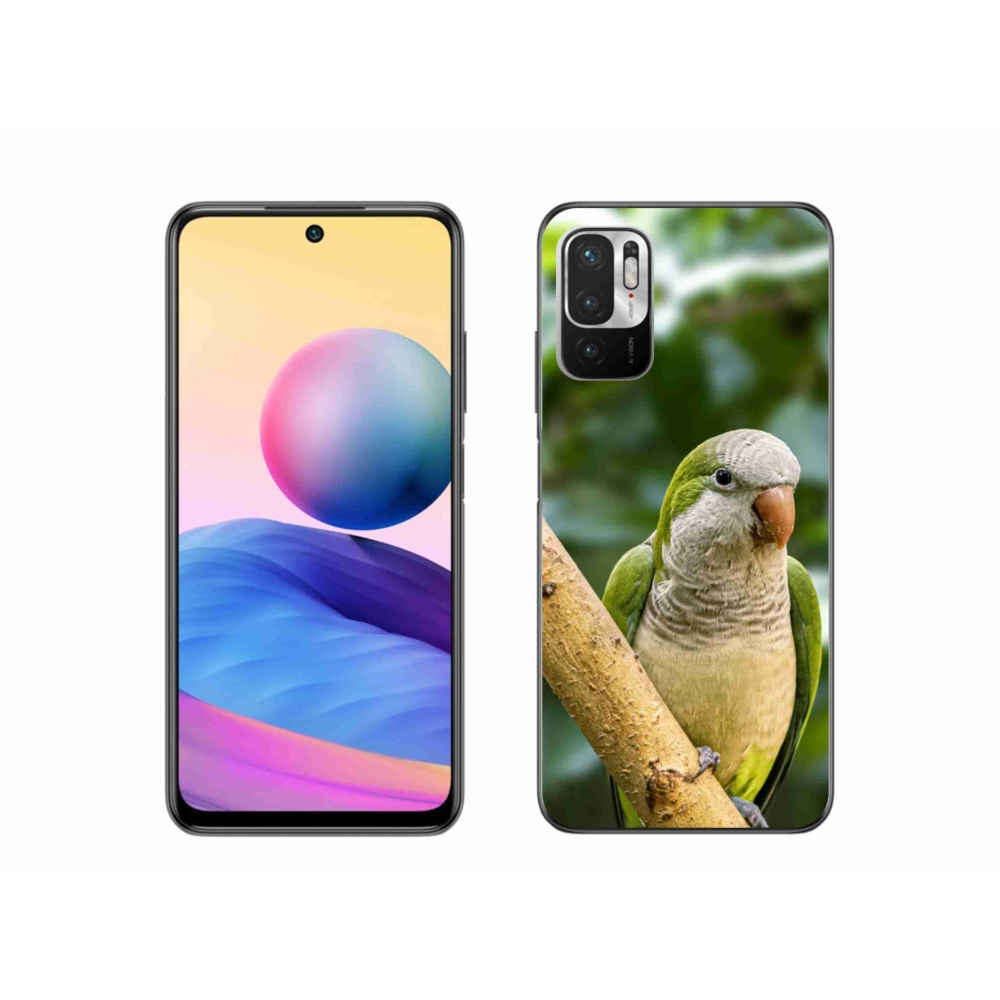 Zselés borítás mmCase a Xiaomi Poco M3 Pro/5G készülékhez - papagáj