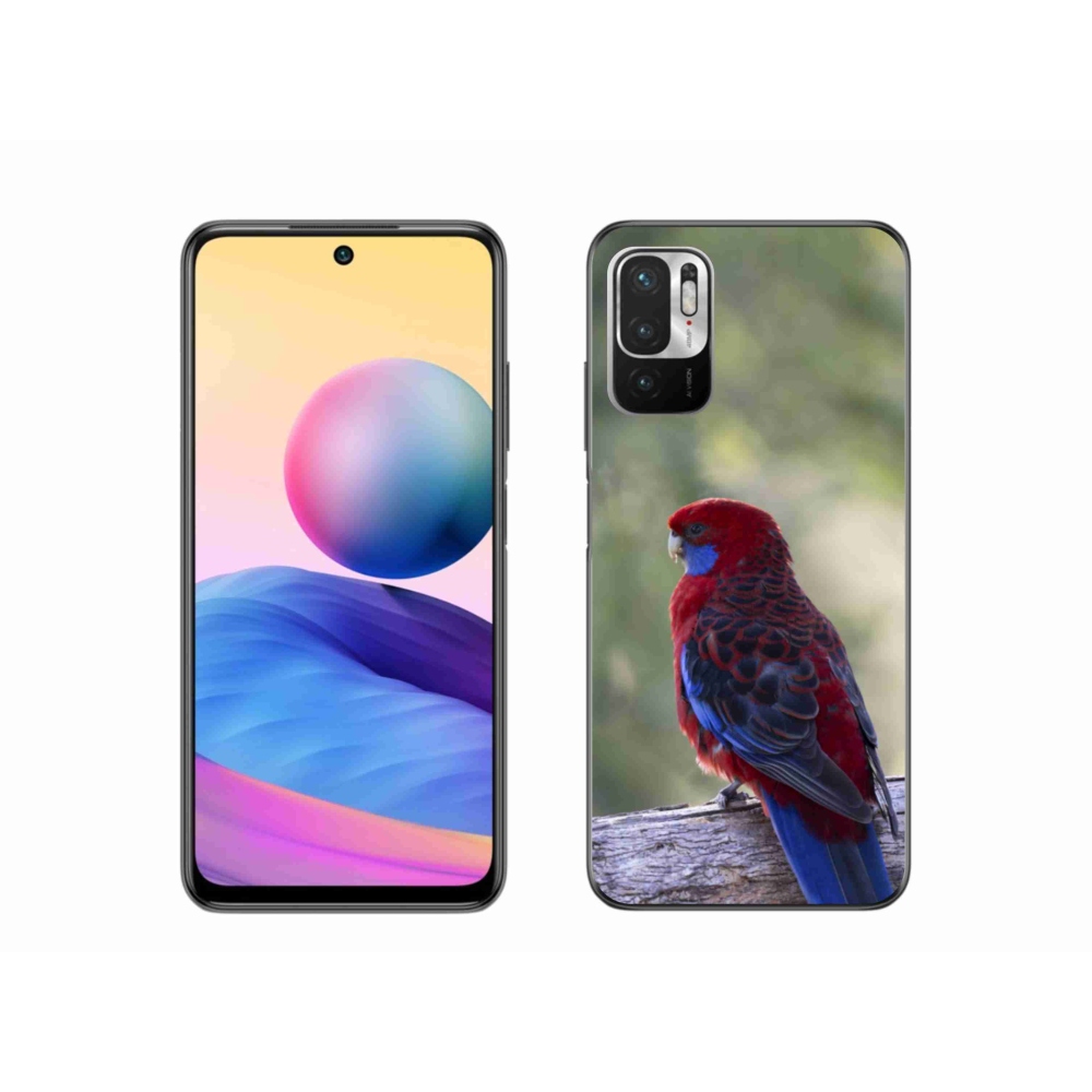 Zselés borítás mmCase a Xiaomi Poco M3 Pro/5G készülékhez - papagáj rosela