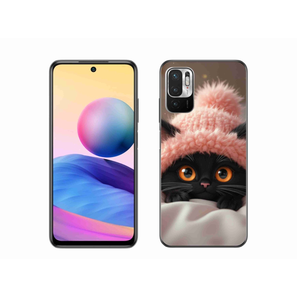 Gél borítás mmCase a Xiaomi Poco M3 Pro/5G számára - aranyos cica 7