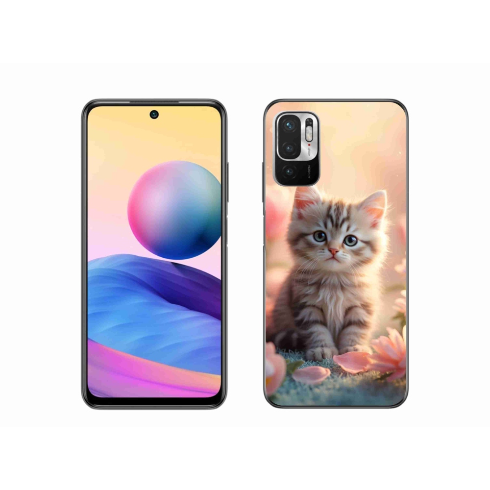 Gél borítás mmCase a Xiaomi Poco M3 Pro/5G számára - aranyos cica 8