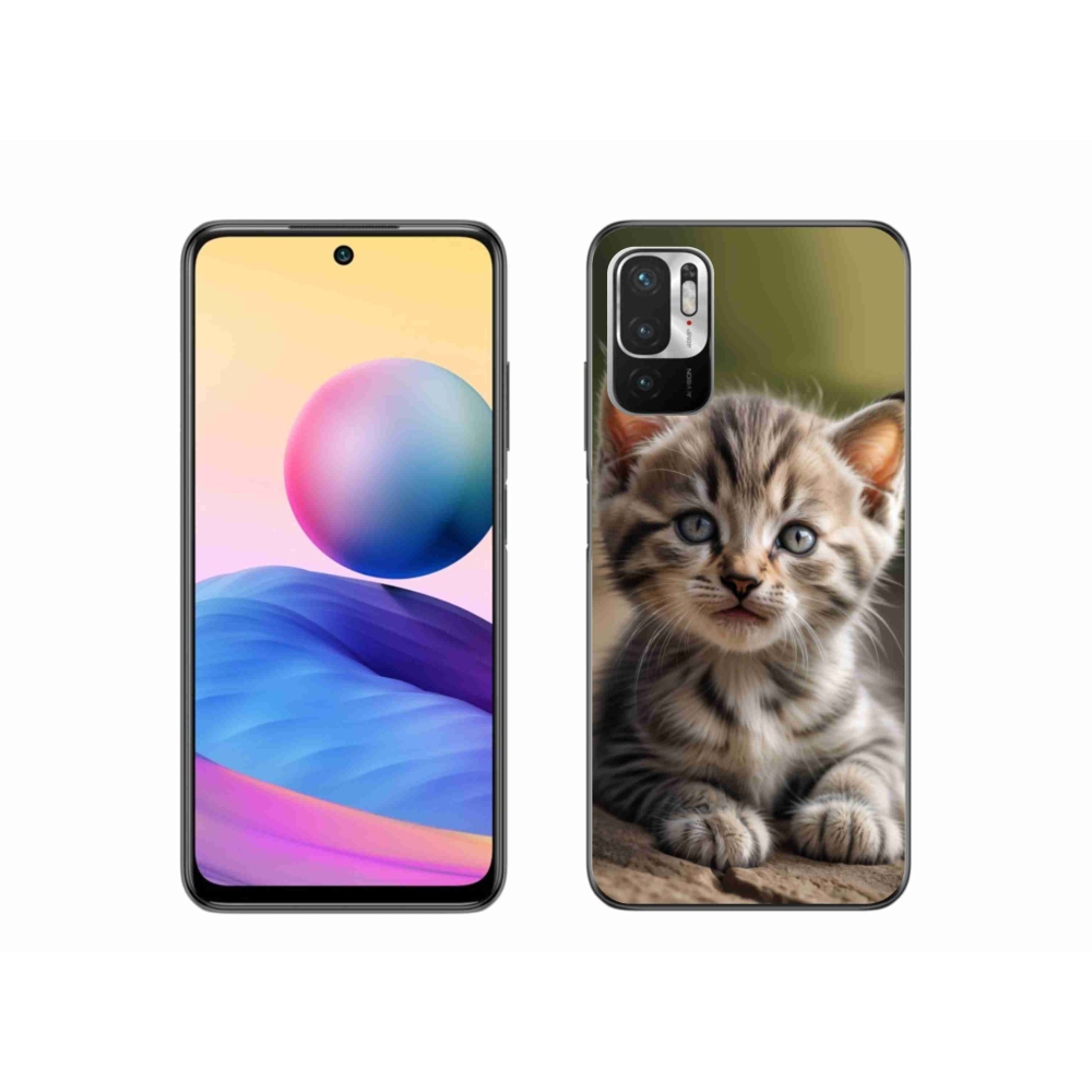 Gél borítás mmCase a Xiaomi Poco M3 Pro/5G számára - aranyos cica 9