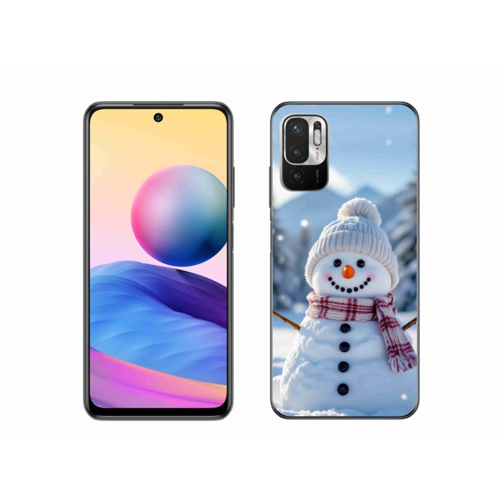 Gél borítás mmCase a Xiaomi Poco M3 Pro/5G számára - hóember 3