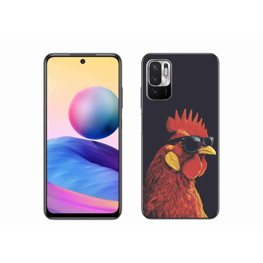 Gél borítás mmCase a Xiaomi Poco M3 Pro/5G számára - stílusos kakas