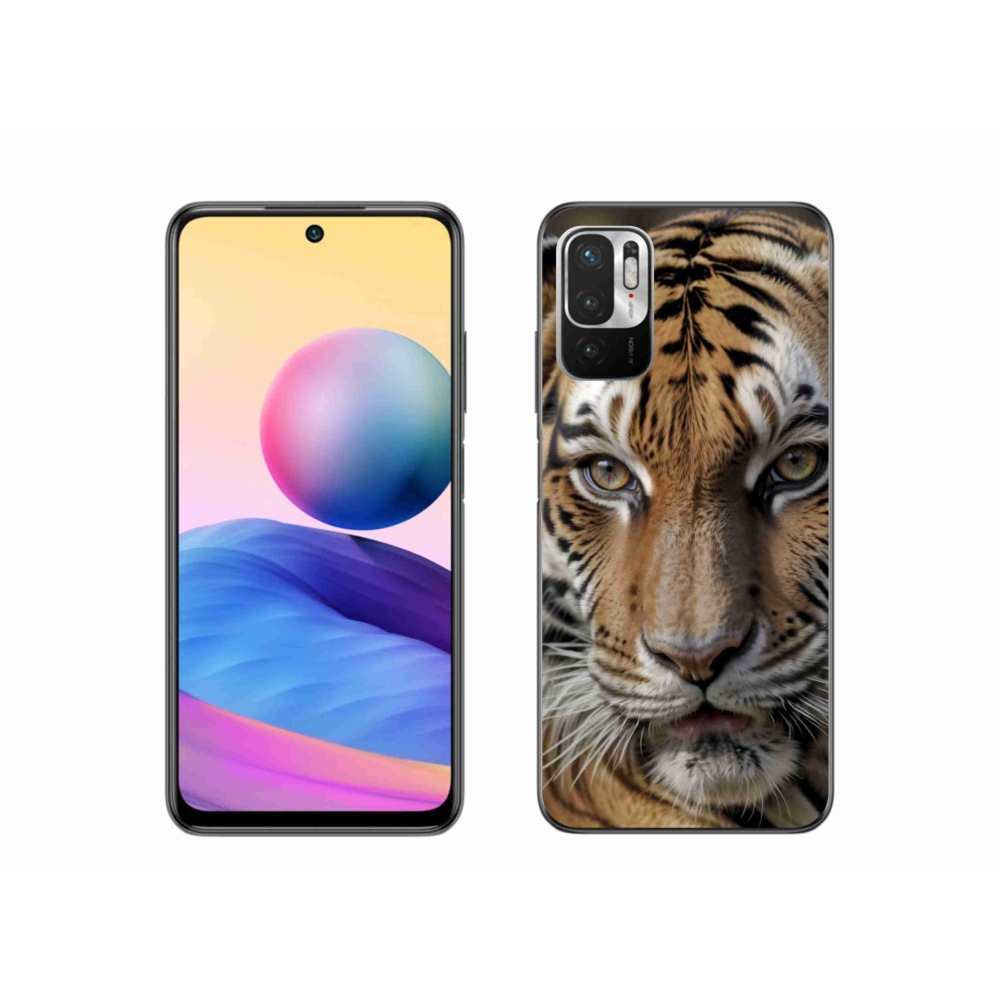 Gél borítás mmCase a Xiaomi Poco M3 Pro/5G számára - tigris nézet