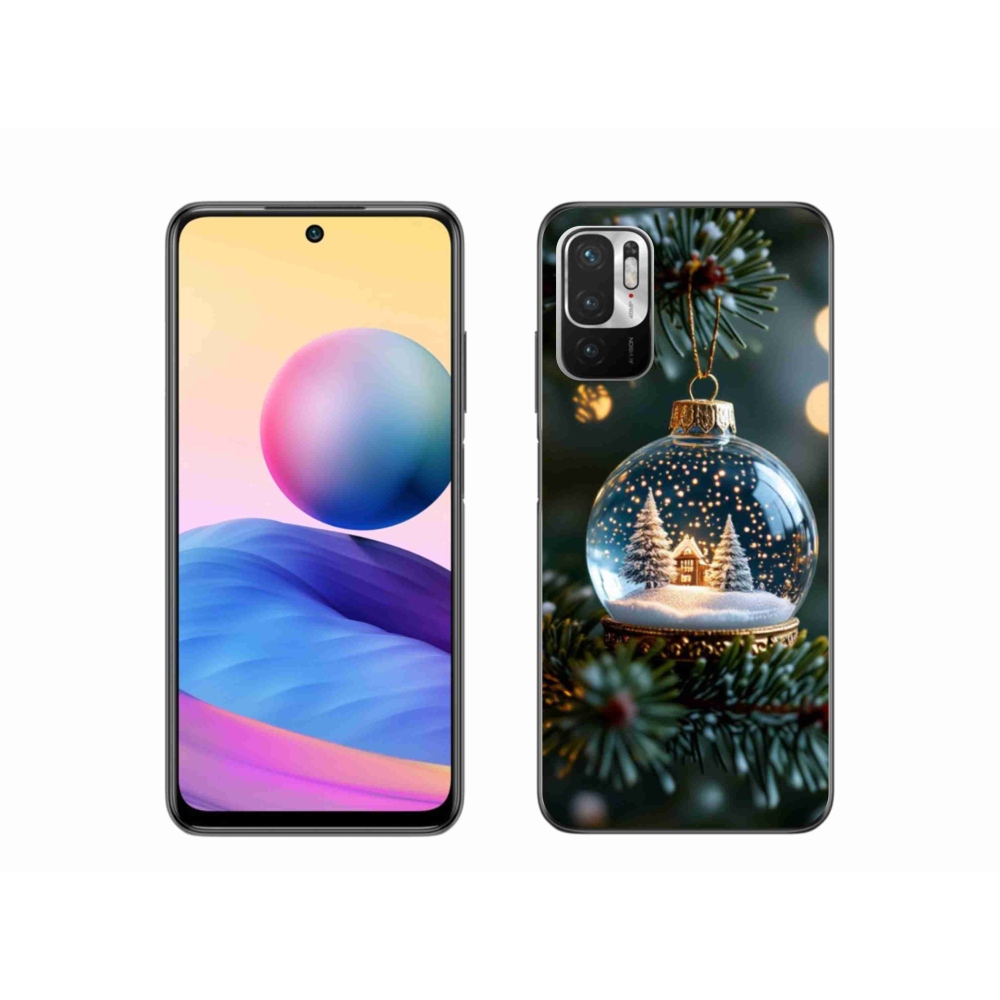 Gél borítás mmCase a Xiaomi Poco M3 Pro/5G számára - Karácsonyi gömbök 2