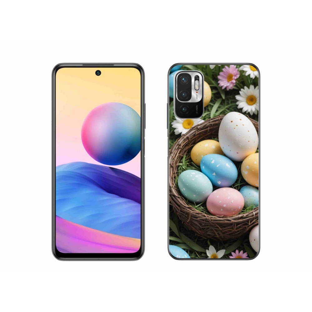 Gél borítás mmCase a Xiaomi Poco M3 Pro/5G számára - Húsvéti tojások 2
