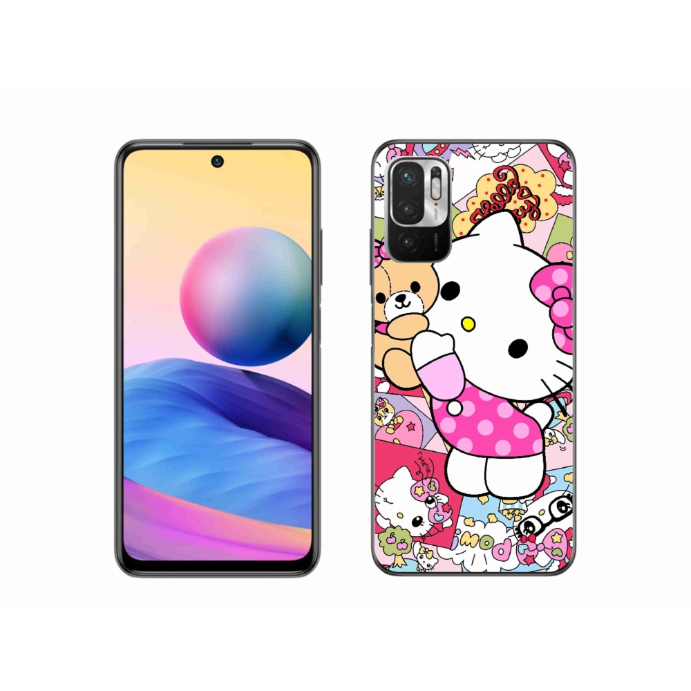 Gél borítás mmCase a Xiaomi Poco M3 Pro számára - aranyos cica