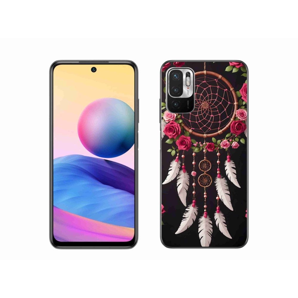 Gél borítás mmCase a Xiaomi Poco M3 Pro számára - álomfogó rózsákkal