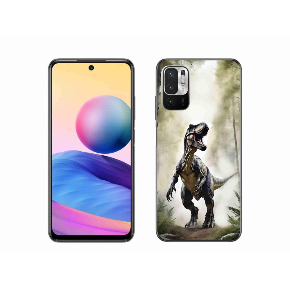 Gél borítás mmCase a Xiaomi Poco M3 Pro készülékhez - dühös T-Rex