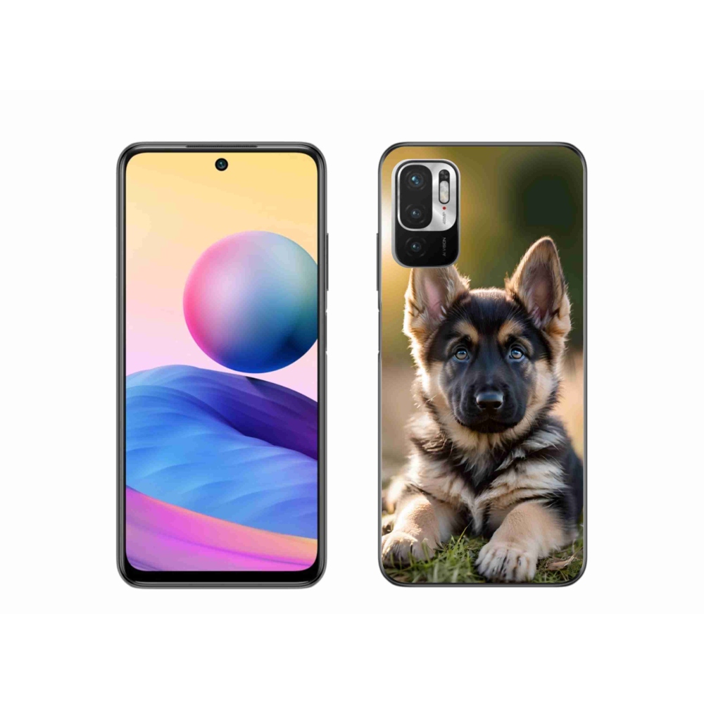 Gél borítás mmCase a Xiaomi Poco M3 Pro számára - Német juhászkutya a természetben