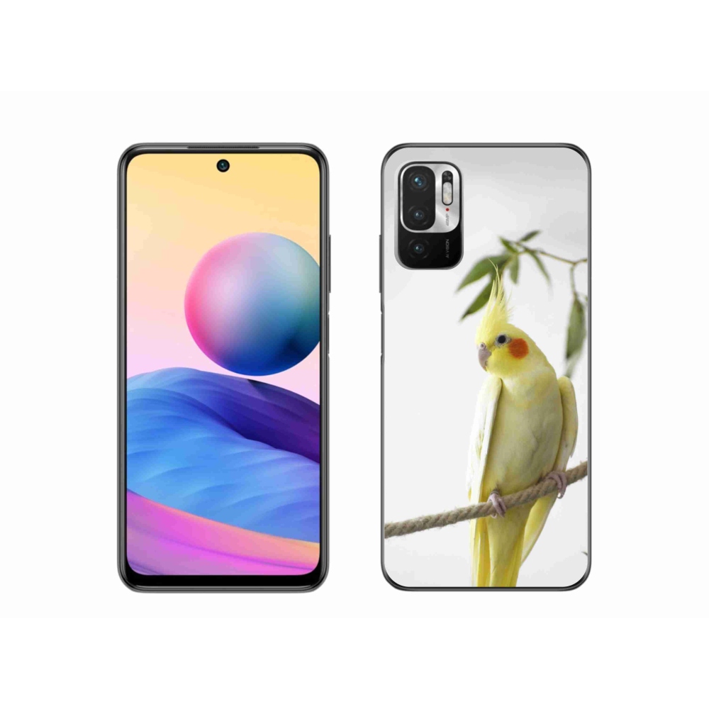 Gél borítás mmCase a Xiaomi Poco M3 Pro számára - papagáj korela chocholatá