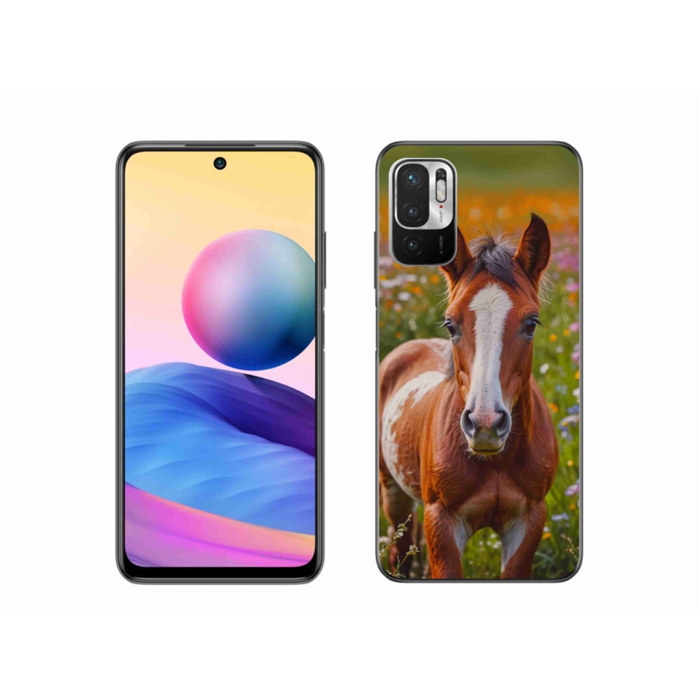 Gél borító mmCase a Xiaomi Poco M3 Pro számára - aranyos csikó