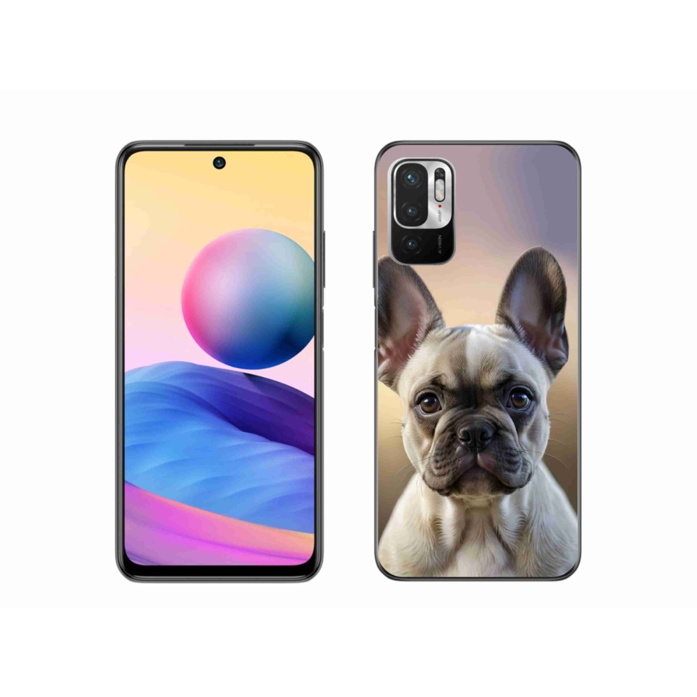 Gél borítás mmCase a Xiaomi Poco M3 Pro számára - aranyos francia bulldog