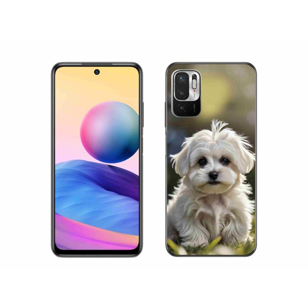 Gél borítás mmCase a Xiaomi Poco M3 Pro számára - aranyos máltai kutya