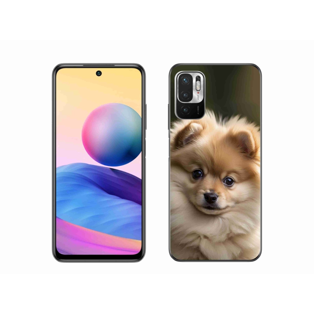 Gél borítás mmCase a Xiaomi Poco M3 Pro számára - aranyos pomerániai 2