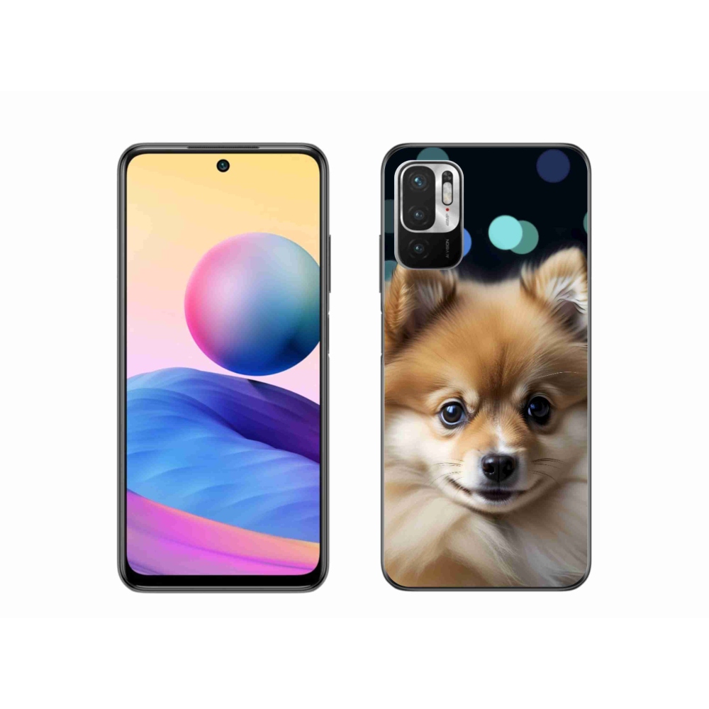 Gél borítás mmCase a Xiaomi Poco M3 Pro számára - aranyos pomerániai állat