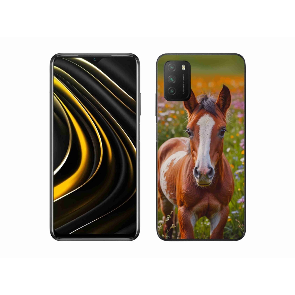 Gél borítás mmCase a Xiaomi Poco M3-hoz - aranyos csikó
