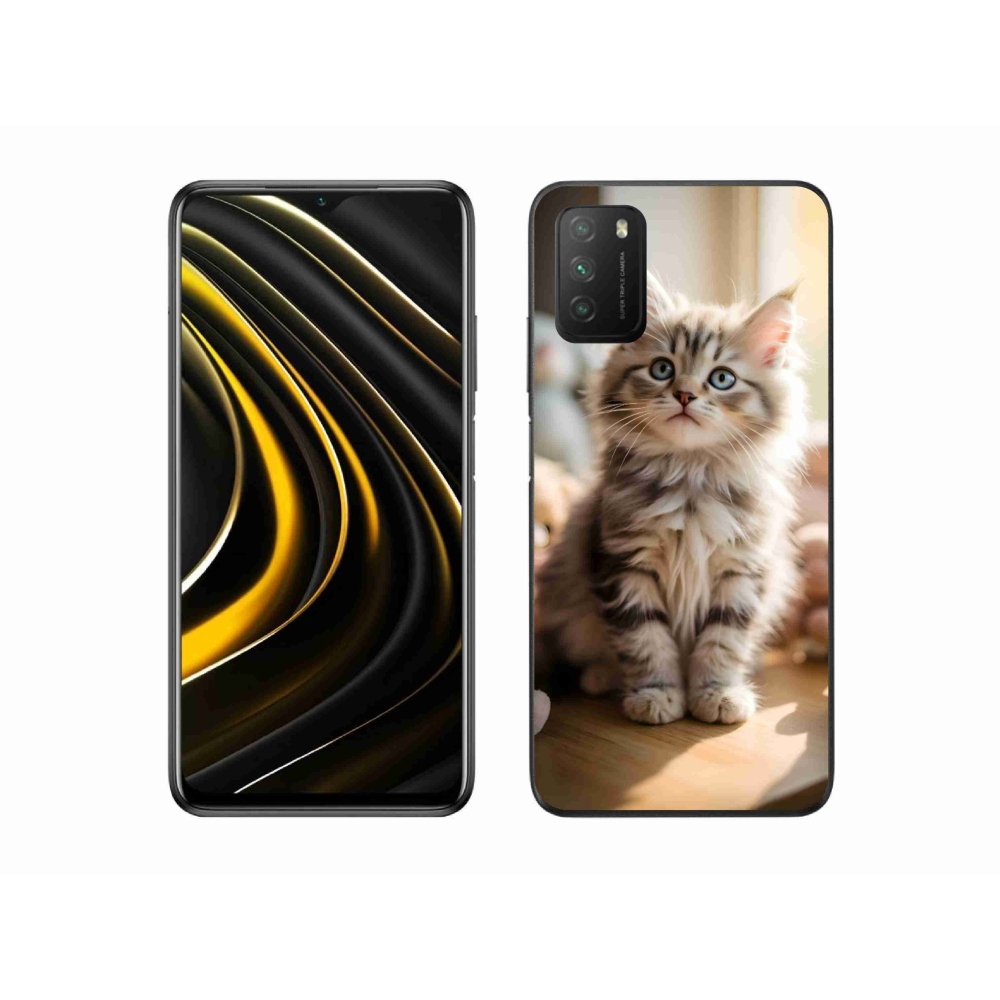 Gél borítás mmCase a Xiaomi Poco M3-hoz - aranyos cica 10
