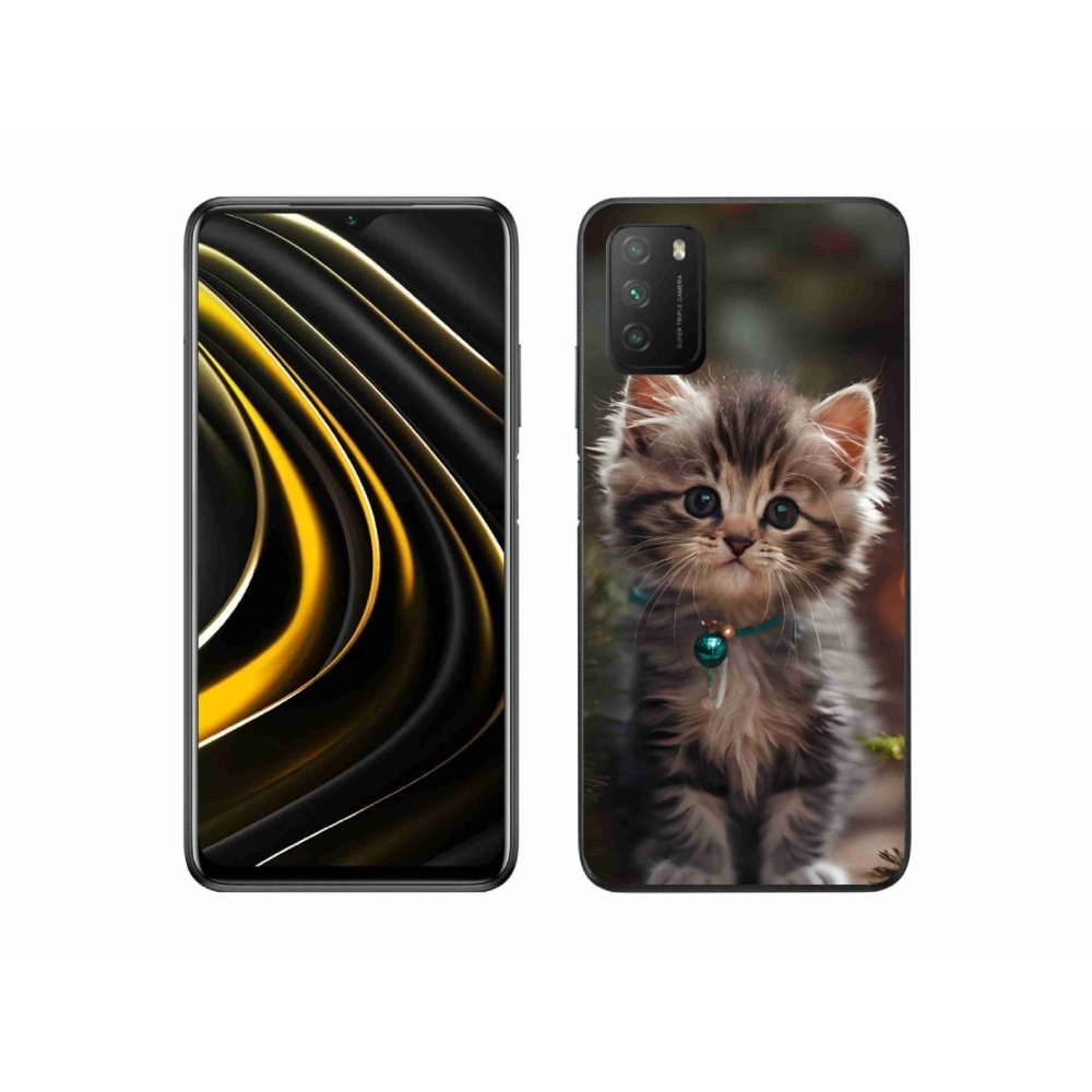 Gél borító mmCase a Xiaomi Poco M3-hoz - aranyos cica 11