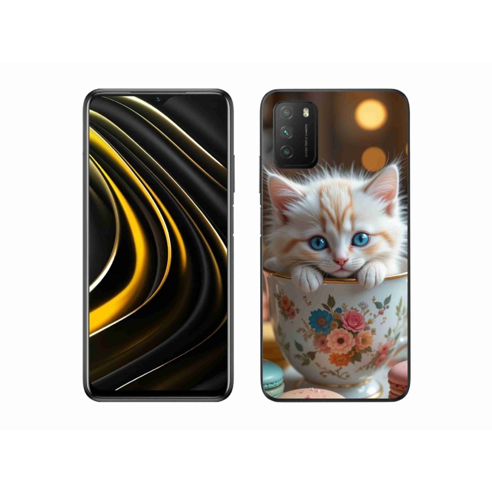 Gél borítás mmCase a Xiaomi Poco M3-hoz - aranyos cica 6
