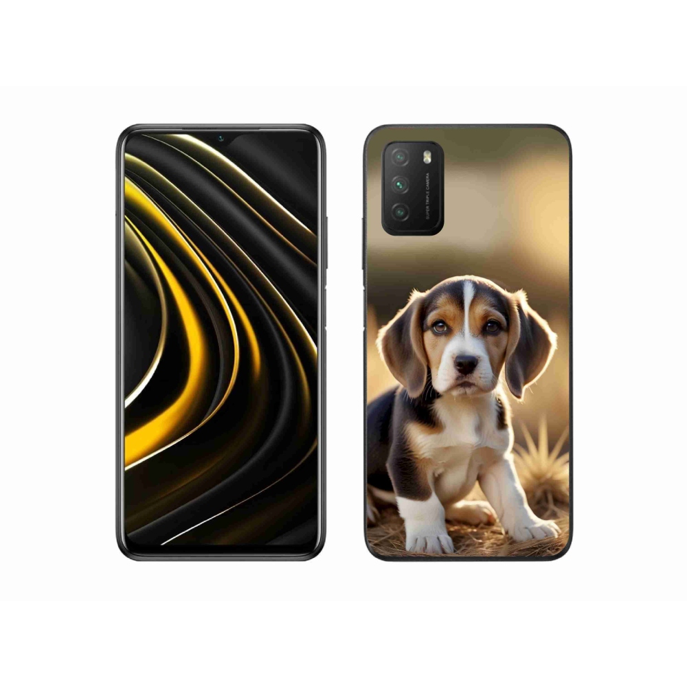 Gél borítás mmCase a Xiaomi Poco M3-hoz - aranyos beagle