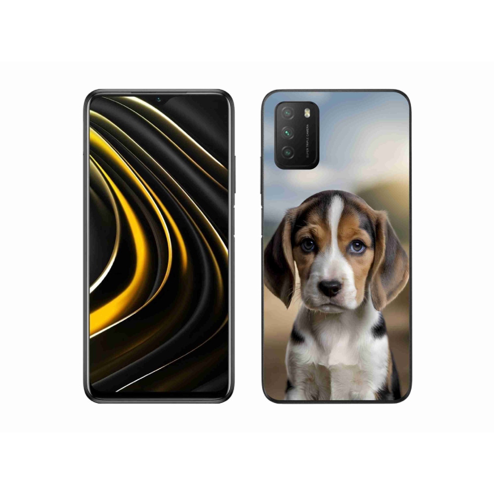 Gél borítás mmCase a Xiaomi Poco M3-hoz - aranyos beagle