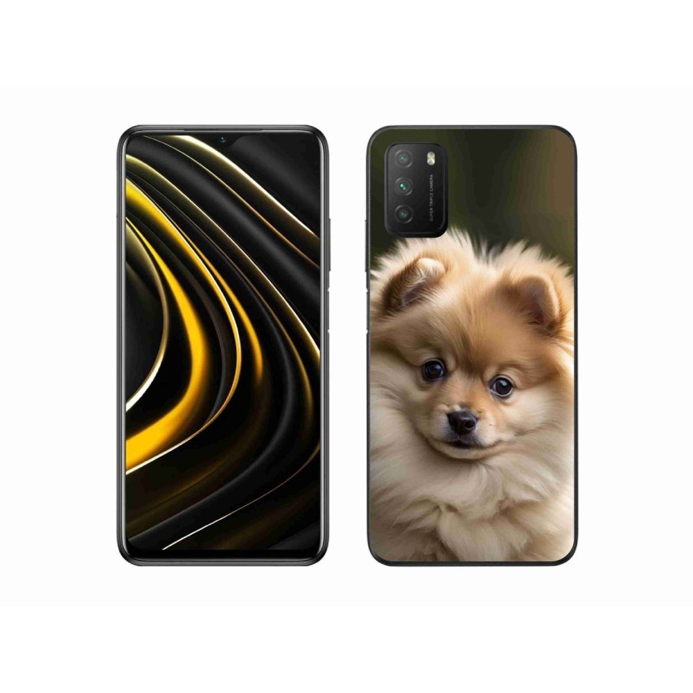 Gél borítás mmCase a Xiaomi Poco M3-hoz - aranyos pomerániai 2