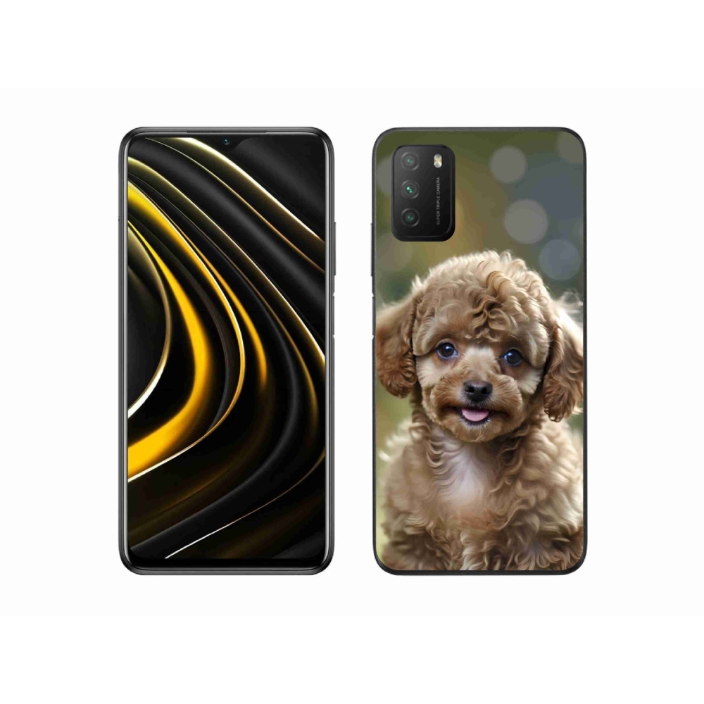 Gél borító mmCase a Xiaomi Poco M3-hoz - aranyos uszkár