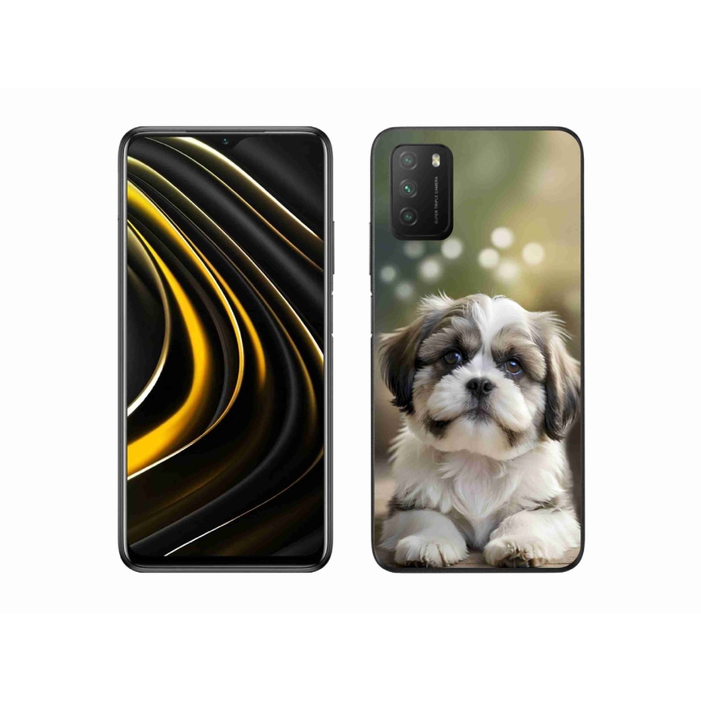 Gél borítás mmCase a Xiaomi Poco M3-hoz - aranyos shih-tzu