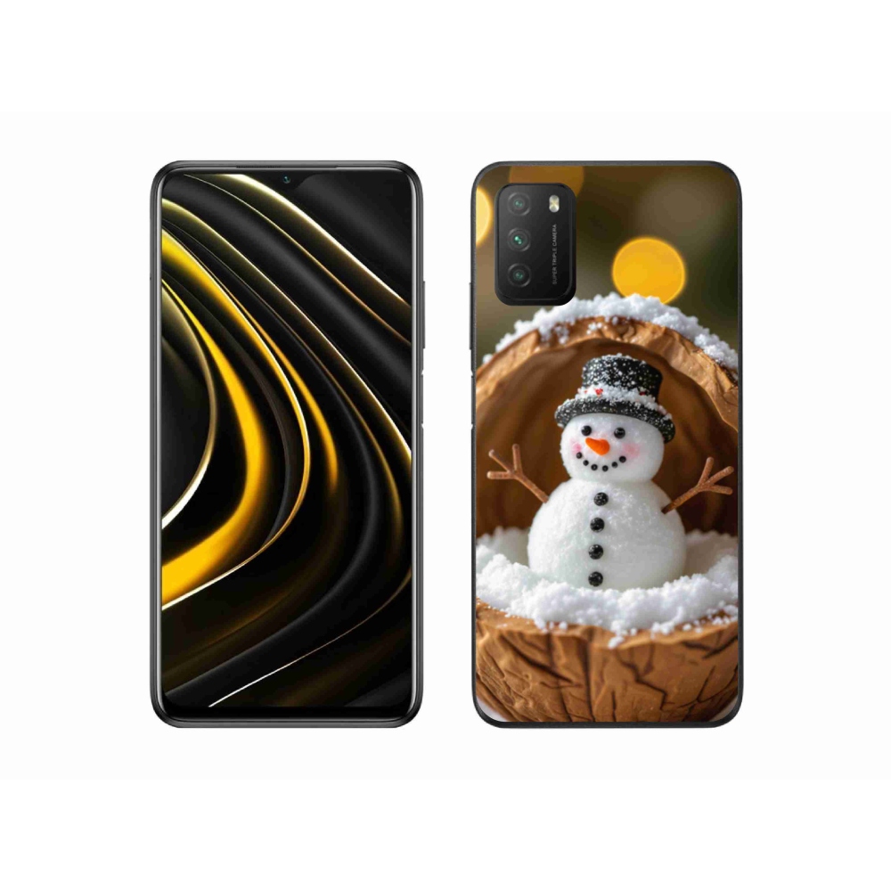 Gél borítás mmCase a Xiaomi Poco M3-hoz - hóember 4