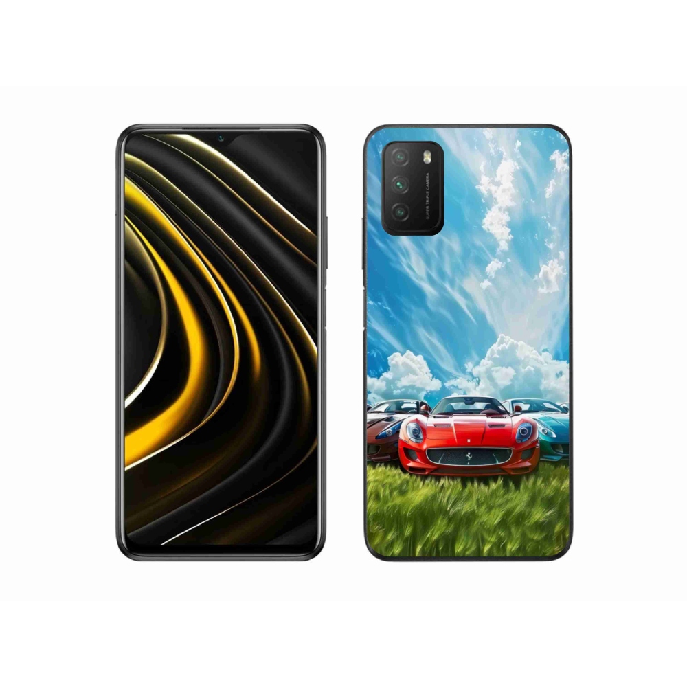 Gél borítás mmCase a Xiaomi Poco M3-hoz - sportkocsikhoz