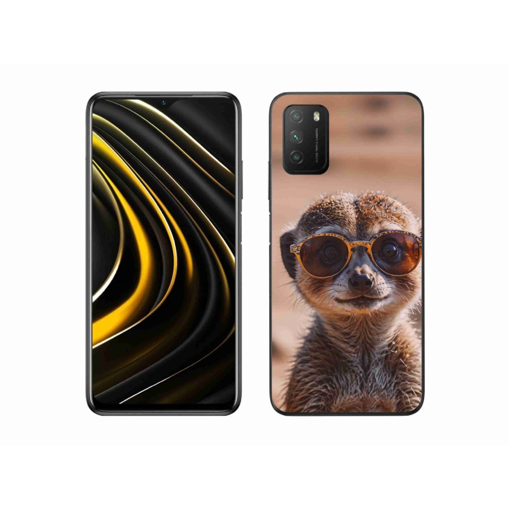 Gél borítás mmCase a Xiaomi Poco M3-hoz - stílusos surikata