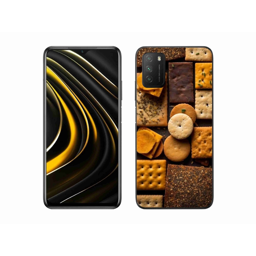 Gél borítás mmCase a Xiaomi Poco M3-hoz - kekszek