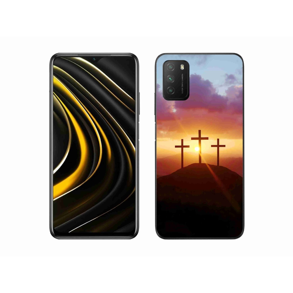 Gél borítás mmCase a Xiaomi Poco M3-hoz - három kereszt