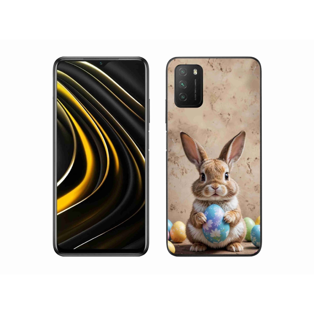 Gél borítás mmCase a Xiaomi Poco M3-hoz - Húsvéti nyuszi