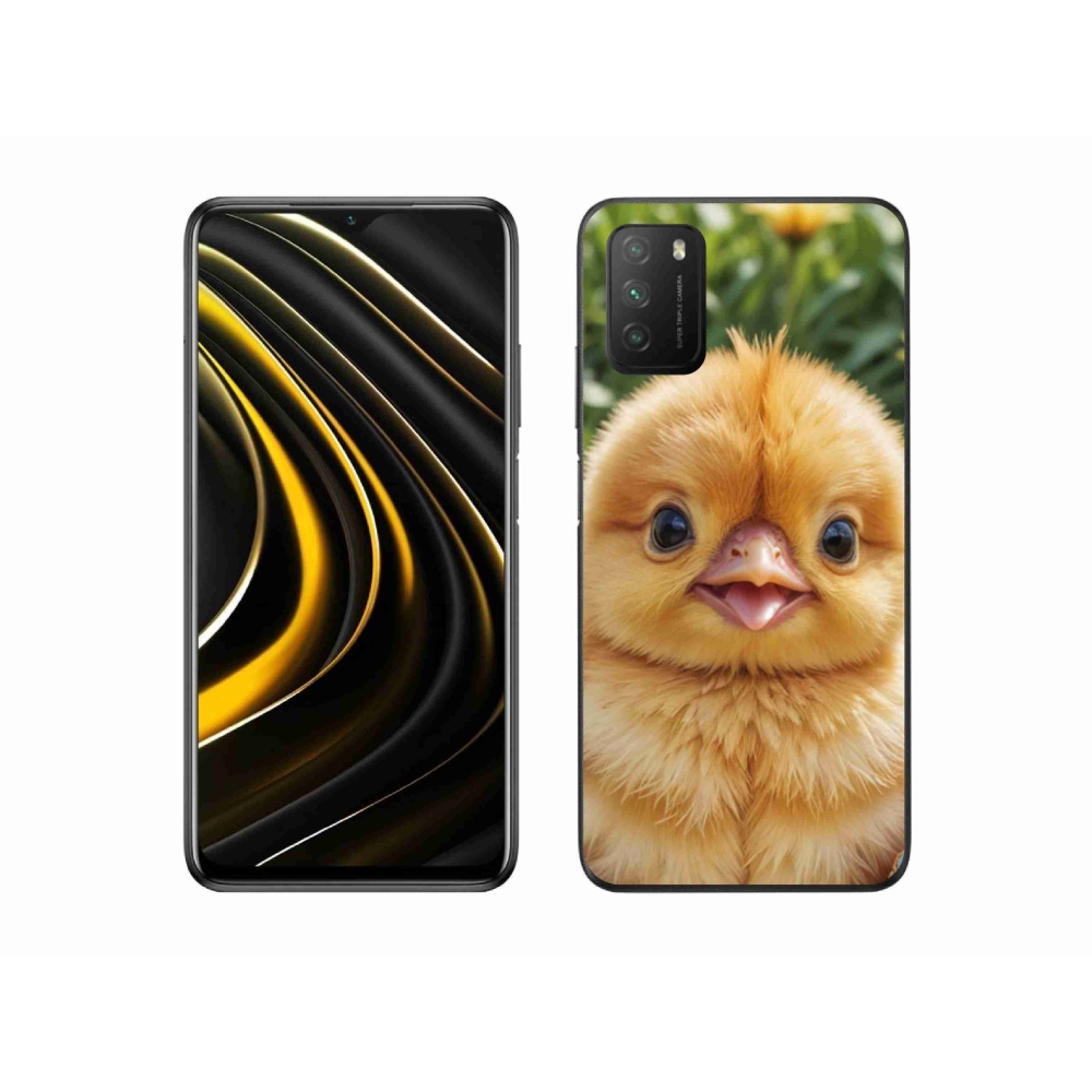 Gél borítás mmCase a Xiaomi Poco M3-hoz - boldog csaj