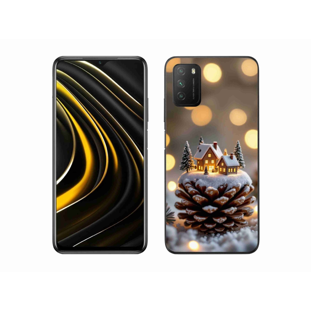 Gél borítás mmCase a Xiaomi Poco M3-hoz - téli falu