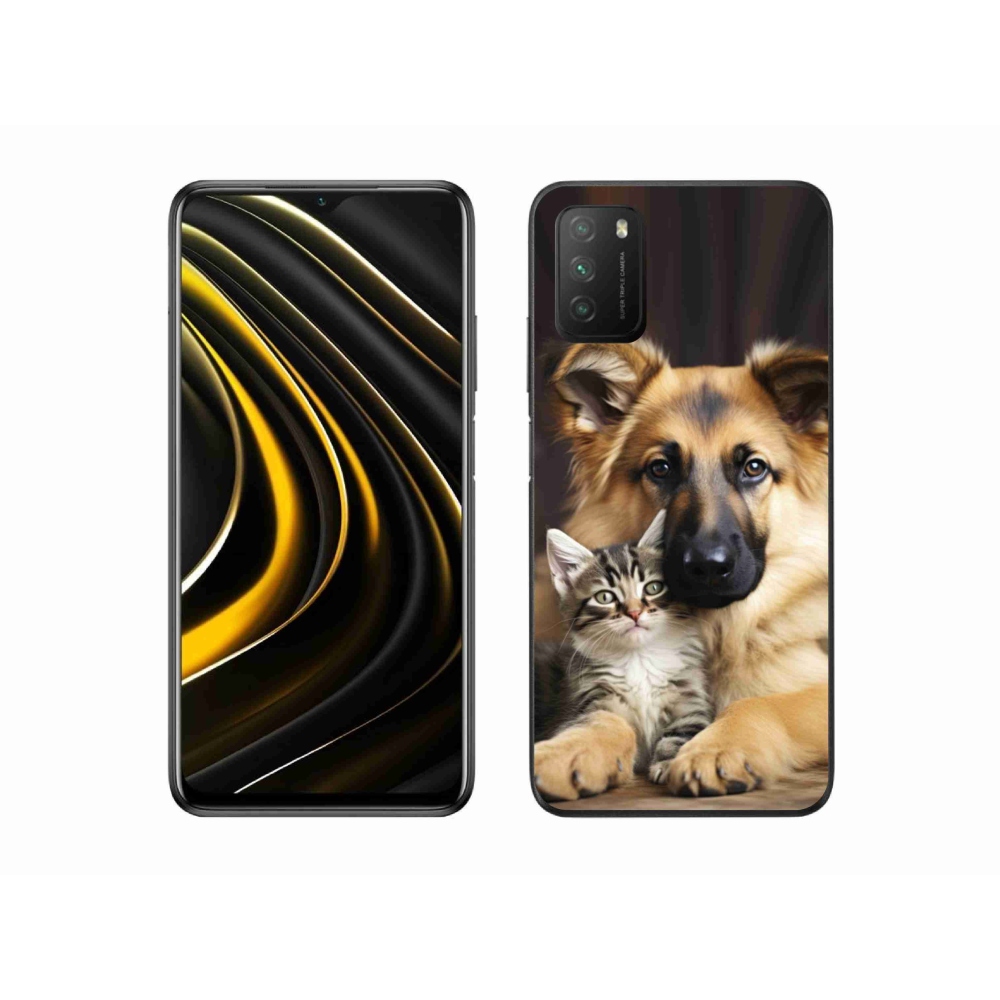 Gél borítás mmCase a Xiaomi Poco M3-hoz - állati barátság