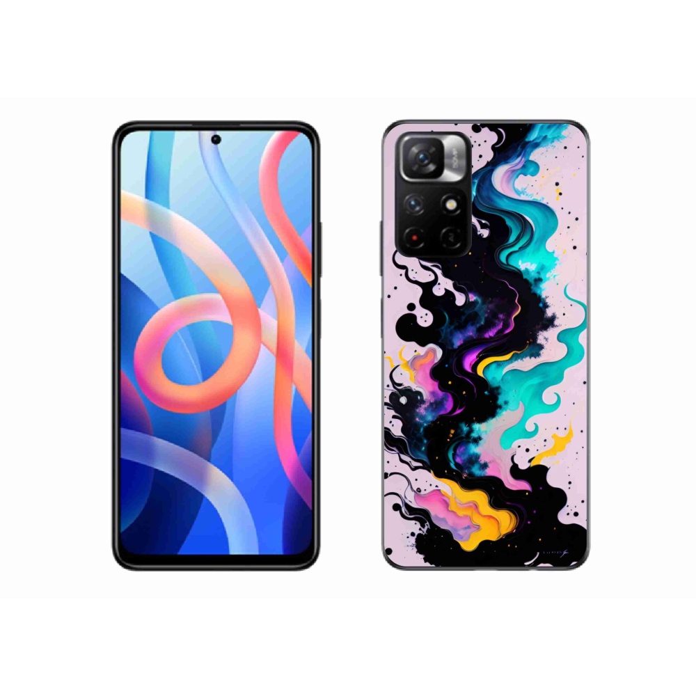 Gél borítás mmCase a Xiaomi Poco M4 Pro 5G számára - absztrakt motívum 4