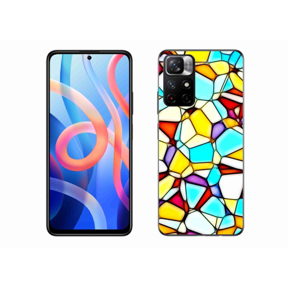 Gél borítás mmCase a Xiaomi Poco M4 Pro 5G számára - absztrakt motívum 40