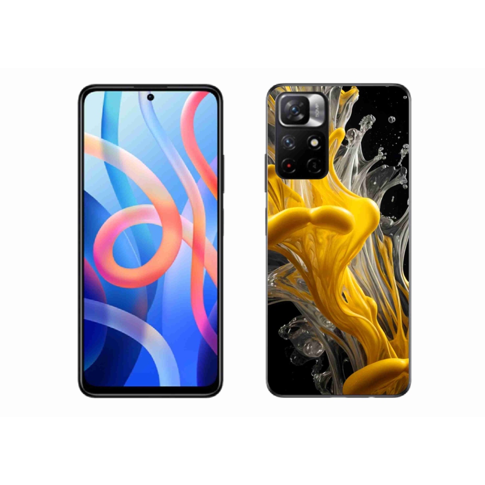 Gél borítás mmCase a Xiaomi Poco M4 Pro 5G számára - absztrakt motívum 48