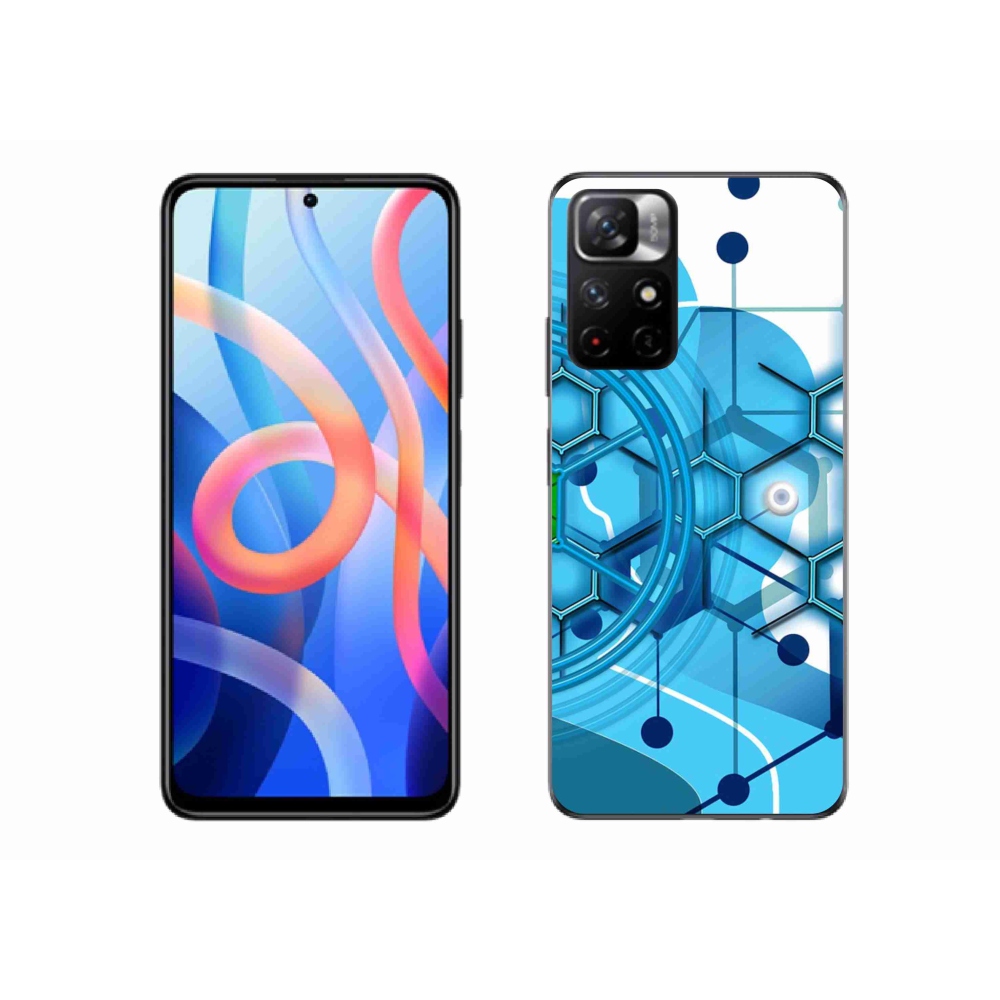 Gél borítás mmCase a Xiaomi Poco M4 Pro 5G számára - absztrakt minta 2